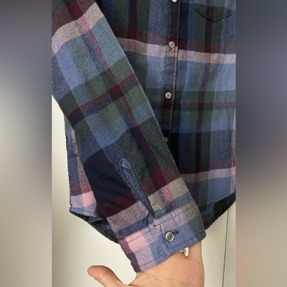 Abercrombie Kids Flannel Button Down Size 15/16 - Picture 4 of 5